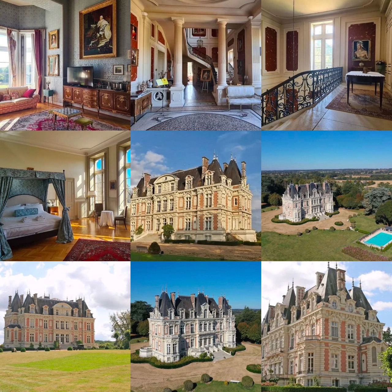 A beautiful chateau in France 🇫🇷 from 1874 is in need of a new owner...