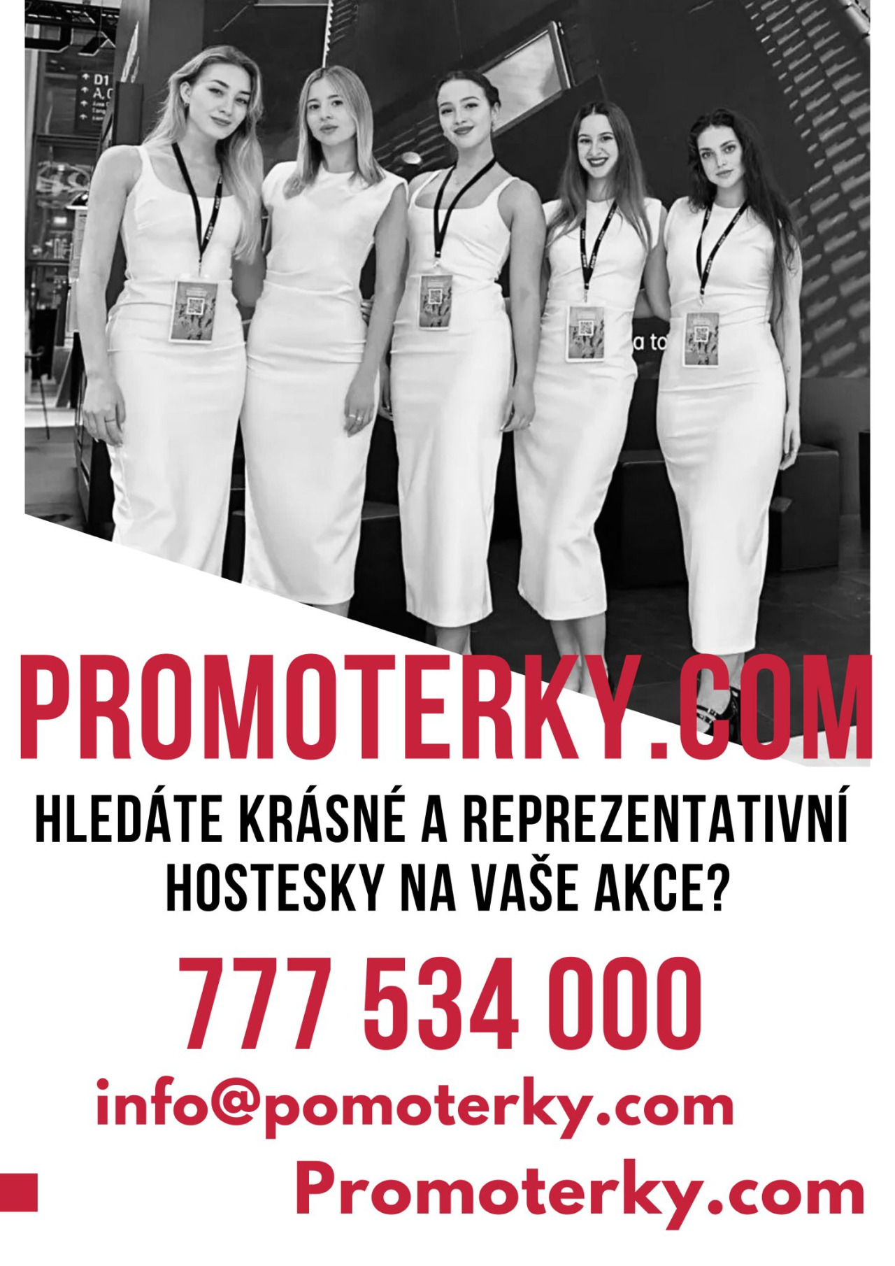 Proč si vybrat hostesky, promotérky a modelky na Vaše akce u nás na www.promoterky.com 