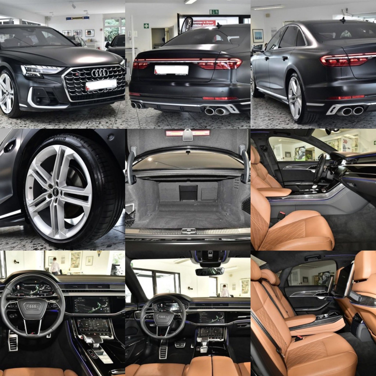 We have for you in the offer this rocket called Audi S8 year of construction 2022 mileage only 55 K.